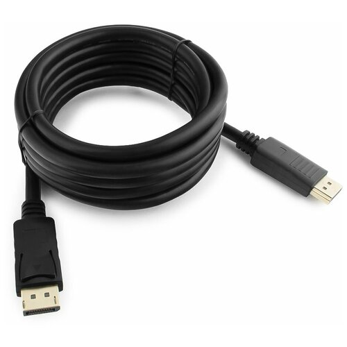 Кабель DisplayPort 3м Gembird CC-DP2-10 круглый черный кабель displayport 10м gembird cc dp2 10m круглый черный