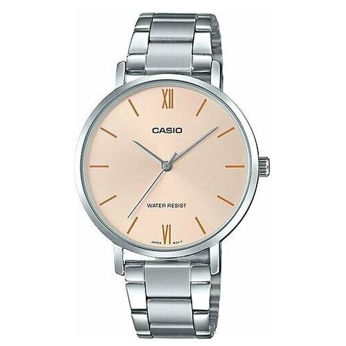 Наручные часы CASIO Collection LTP-VT01D-4B2, розовый, серебряный часы наручные casio ltp vt01d 1b