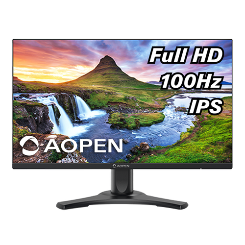 монитор acer v196lbbmi 19 black matt 5 4 ips 1280x1024 100m 1 5ms 250cd 75hz 1xvga 1xhdmi speakers 1wx2 Монитор 23,8' AOPEN 24CL2YEbmirx IPS, 1920x1080, 1 / 5ms, 250cd, 100Hz, 1xVGA+1xHDMI(1.4)+SPK+Audio In/Out, Speakers 2Wx2, H.Adj. 110 (by ACER) (UM. QC2EE. E01)