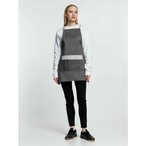 Фартук кухонный женский для художника Settle In темно-серый 1225₽