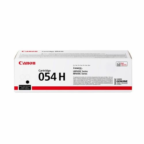 Картридж Canon 054H BK черный, увеличенной емкости 3100 стр