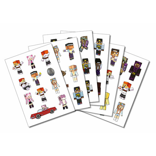 Самые популярные герои Евгена Бро Набор наклеек 307₽