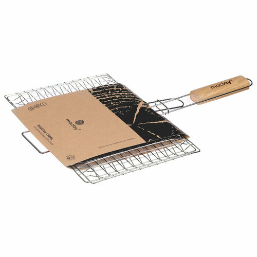 Решетка гриль Maclay, хромированная сталь, 49 х 30 х 22 см 10145896