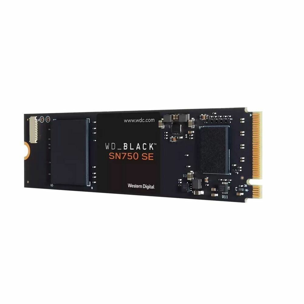 Твердотельный накопитель SSD WD M.2 2280 250GB WD SN750 SE Black (WDS250G1B0E)