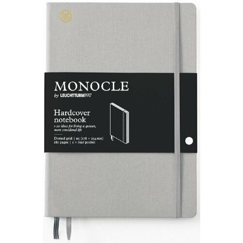 Leuchtturm 363351 Блокнот leuchtturm monocle b5 80 гм2 192 стр в точку твердая обложка светло-серый 5129₽