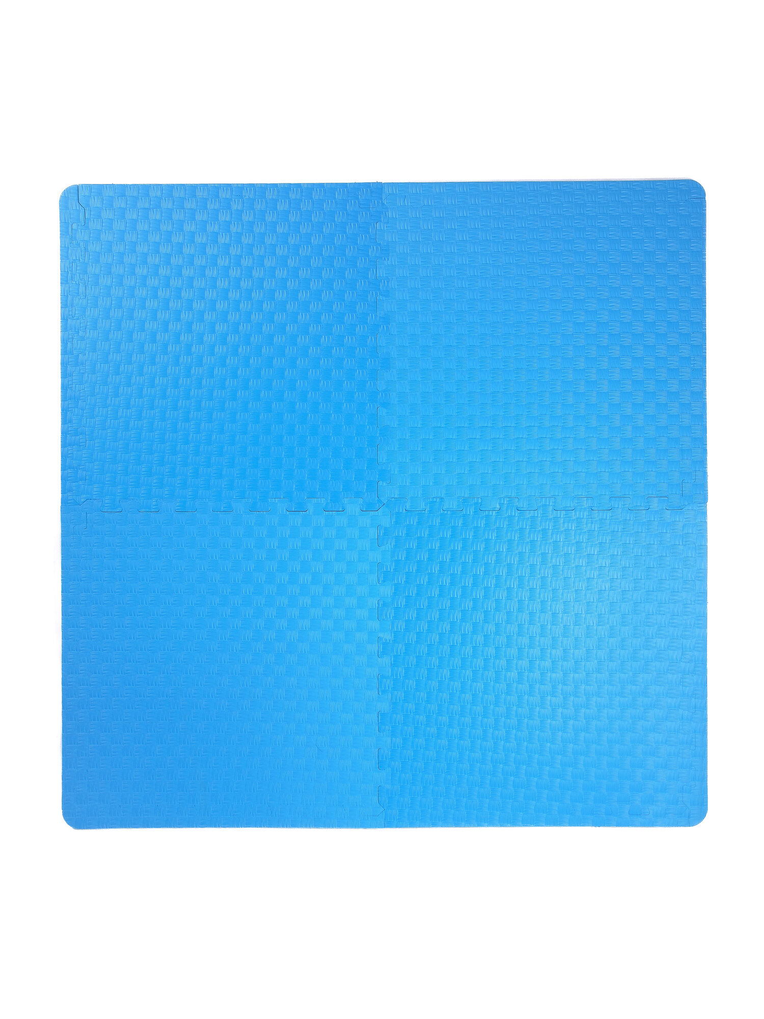 Мягкий пол универсальный 60*60 (см) синий , 1,44 (м2), с кромками