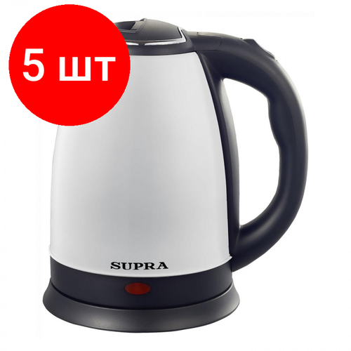 Комплект 5 штук Чайник SUPRA KES-1846SW 18л 1500Вт металл 882200₽