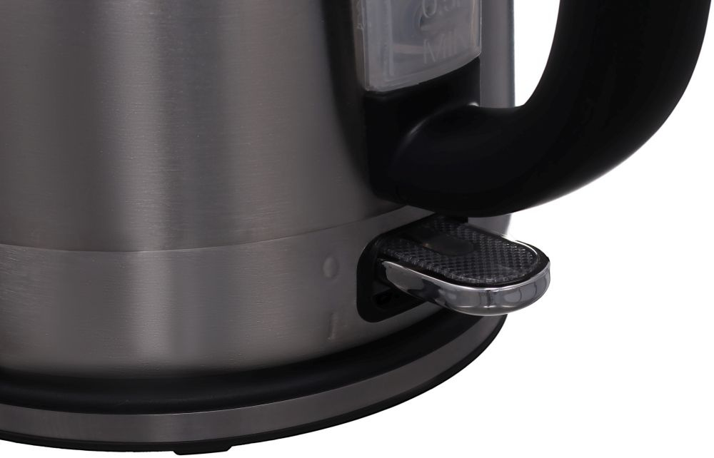 Чайник электрический HYUNDAI , 2200Вт, серебристый матовый и черный - фото №10
