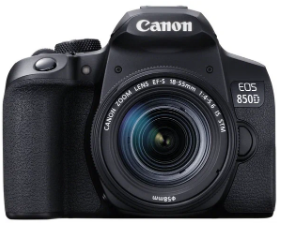 Фотоаппарат Canon EOS 850D Kit EF-S 18-55mm f/4-5.6 IS STM, черный