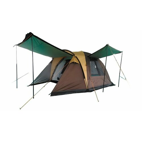Палатка туристическая 4-х местная NatureCamping KRT-105 krt 107 стальной каркас палатка 4 хместная с 2 тамбуром