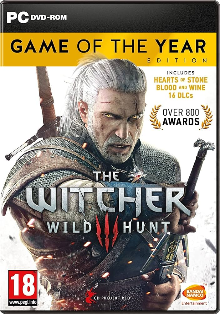 Игра The Witcher 3: Wild Hunt Game of the Year Edition, цифровой ключ для PC, активация GOG, Русская озвучка