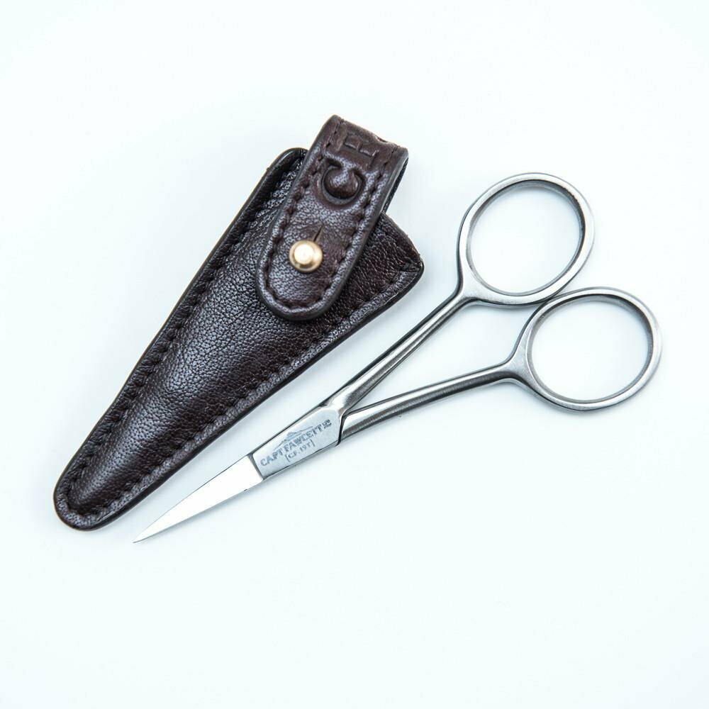 фото Ножницы для усов и бороды Captain Fawcett Scissors CF.19T