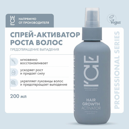 ICE Professional Hair Growth Activator стимулирующий рост волос, 224 г, 200 мл, аэрозоль