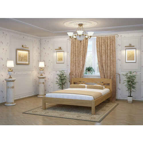 Кровать Марта деревянная 90х200 см из массива сосны односпальная Сосновый Дом