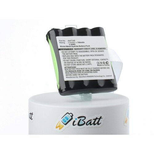 Аккумуляторная батарея iBatt 700mAh для радиостанций BATT-4R, IXNN4002B, BP40 zhuji 800mah battery for midland gxt200 gxt250 g223 g226 g225 g227 g300 batt4r