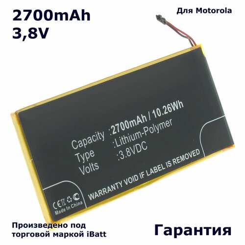 Аккумулятор iBatt 2700mAh 3,8V для Moto G6 Moto G5S XT1794 XT1925-5 XT1925-6 XT1925-3 XT1925-4 XT1925-12 XT1925-7 XT1925-1 XT1925 13 XT1925 2 XT1925DL