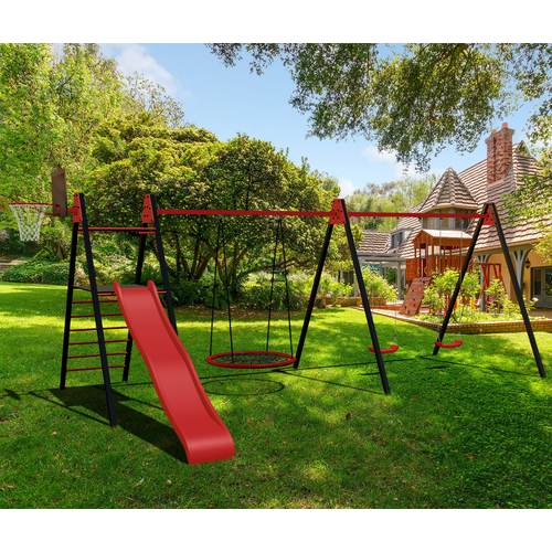 Уличные качели Sv Sport Maxi х 2 УК356К Ширина рамы 48м Качели-гнездо 115м Подвесы для качелей на подшипниках 3 комп 114500₽