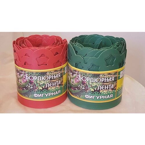 Лента бордюрная фигурная черная, 20Х900см