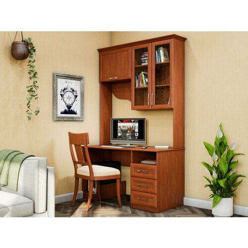 Компьютерный стол Триан 6 146х218х60 ольха 25129₽