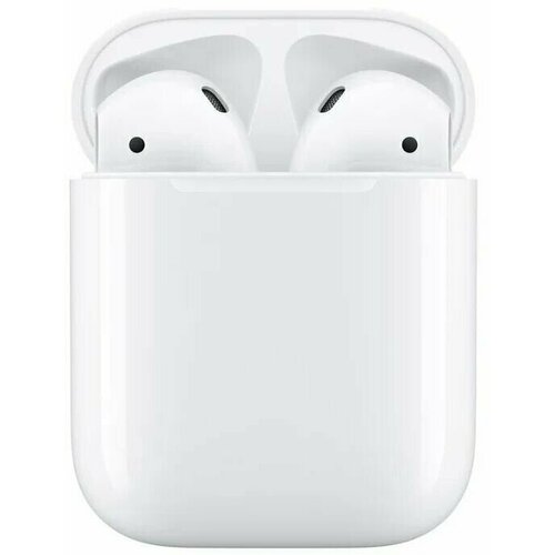 Беспроводные наушники Apple AirPods 2 в зарядном кейсе белый 12126₽