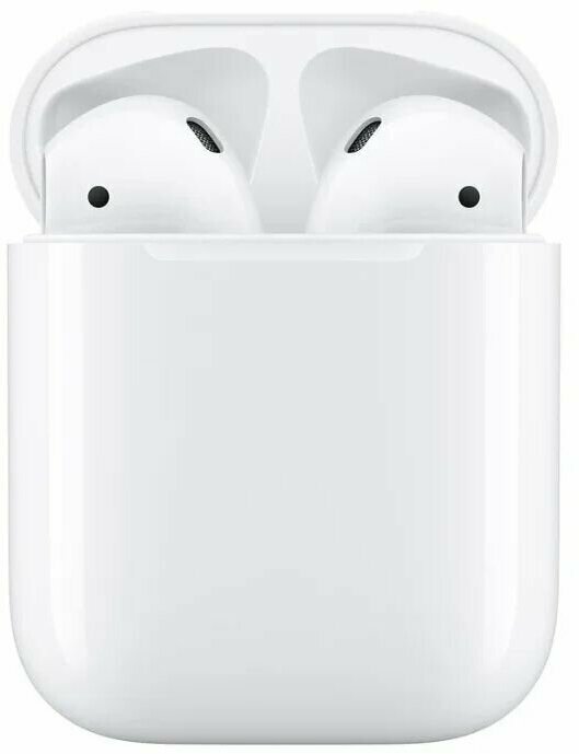 Беспроводные наушники Apple AirPods 2 в зарядном кейсе, белый