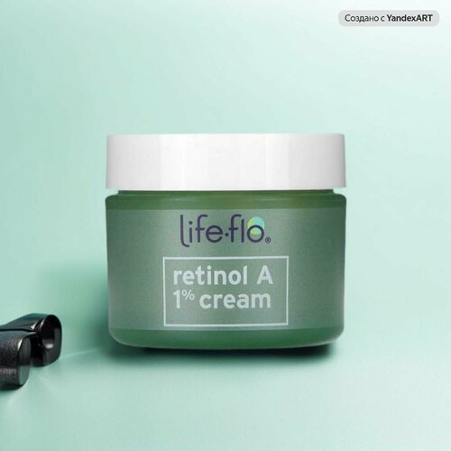 Life-flo, восстанавливающий крем с 1% ретинолом A, улучшенная формула для восстановления, 50 мл