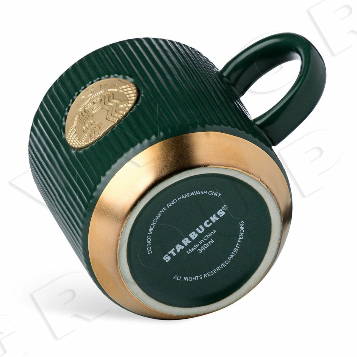 Кружка Starbucks Premium Green Collection, керамическая, 340 мл — фото 1