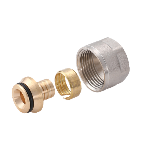 Фитинг компрессионный для труб PE-X (евроконус) 16х2.0х3/4