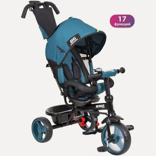 Изображение товара Трехколесный велосипед Werter Berger PREMIUM XG7341-T16ZC темно-зеленый