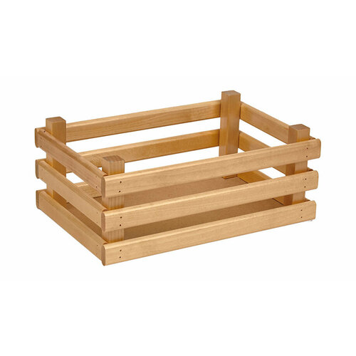 Ящик деревянный для хранения Polini Home Basket 30х20х12 см лакированный 500₽