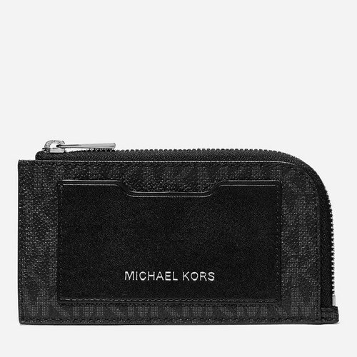 Картхолдер MICHAEL KORS фактура гладкая зернистая черный 9800₽