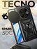 Чехол О'кейси, для Tecno Spark 30C, черный, с магнитным кольцом, ...