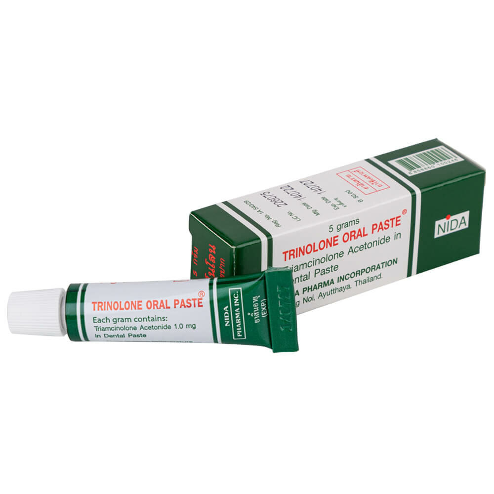 Nida Гель заживляющий против воспалений стоматита и ранок в ротовой полости Trinolone Oral Paste 5 гр