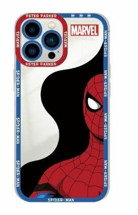 Силиконовый чехол для телефона "Человек-паук"/ Spider-man (на IPhone 12)