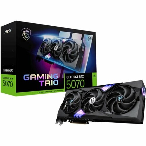 Видеокарта Msi GeForce RTX 5070 GAMING TRIO OC 12G 76916₽