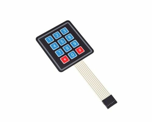 Arduino Модуль клавиатуры 3х4 (с клеящимся слоем)