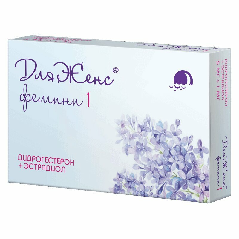 Дляженс Фемини Таб. п. п. о.5Мг+1Мг №28