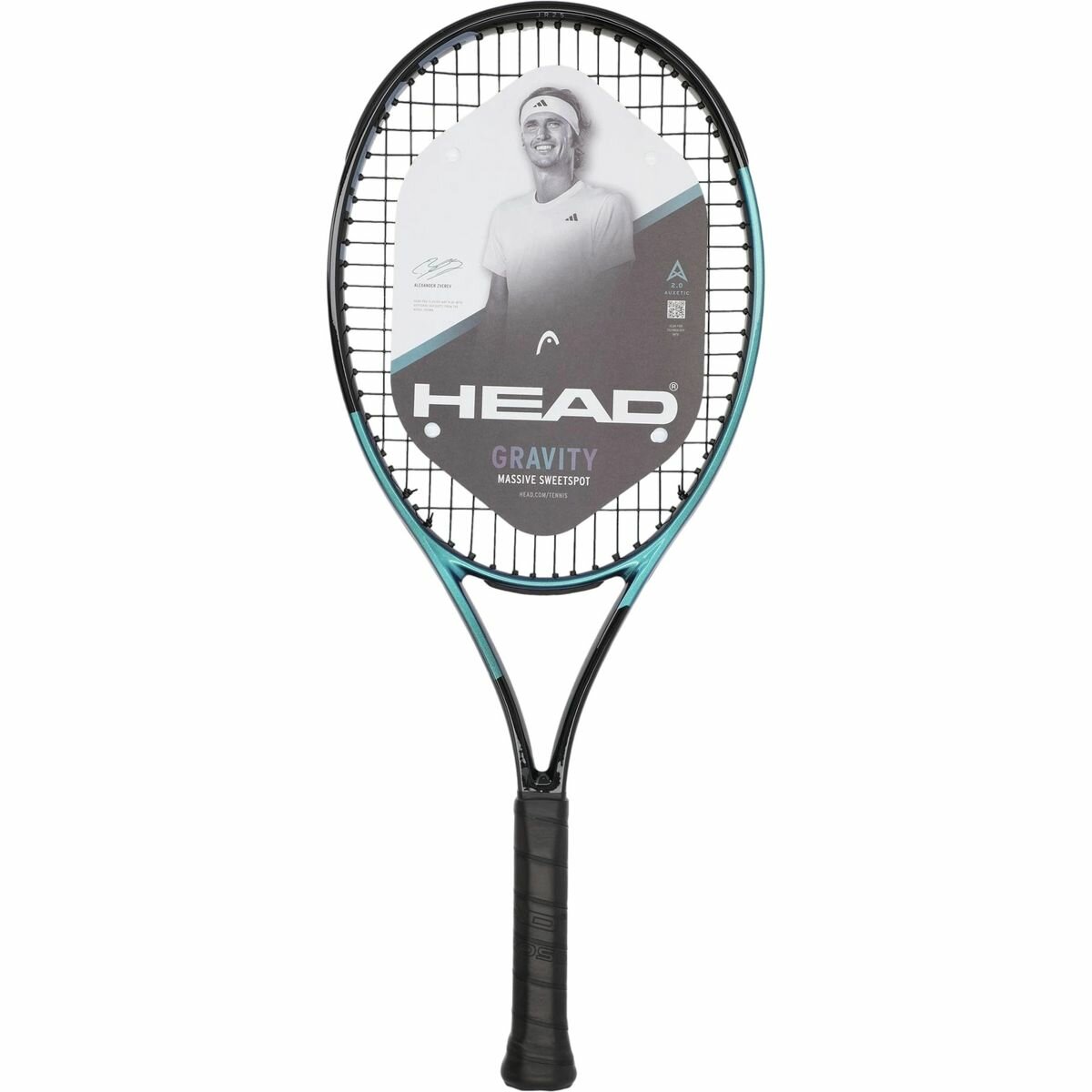 Ракетка; Head; Gravity Jr.25 2023 со струнами, черный, теннис