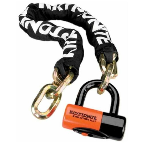 Замок велосипедный Kryptonite New York chain 1210 (12mm x 100cm) with EVS4 Disc 14mm Shackle