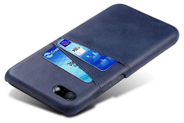 Чехол панель-накладка MyPads для iPhone 5 / 5S/ SE/ 5SE (Айфон 5/ 5С/ 5СЕ) из качественной импортной кожи с визитницей с отделением для банковски.