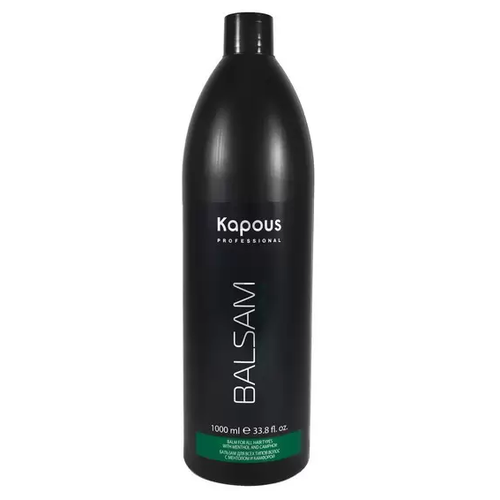 Kapous Menthol Shampoo - Шампунь для всех типов волос с ароматом Ментола, 1000 мл