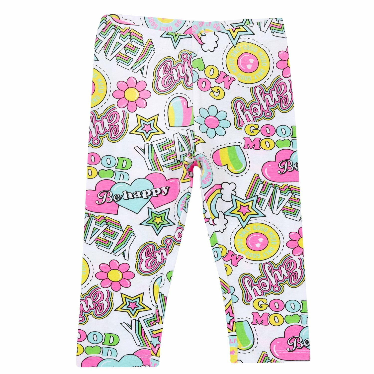 Легинсы Chicco, размер 152, белый/розовый