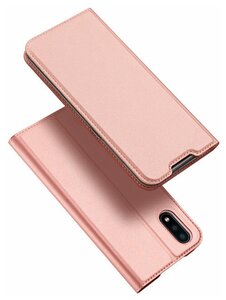 Чехол-книжка Dux Ducis для Samsung A01, серия Skin Pro (розовый)