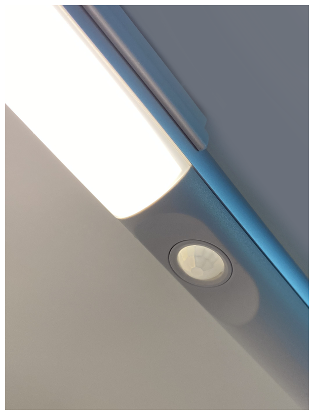 Автономная LED подсветка, светильник светодиодный 31см универсальная гелеос P3 2,5Вт/3,7V 1800mAh, MicroUSB, с датчиком - фотография № 8