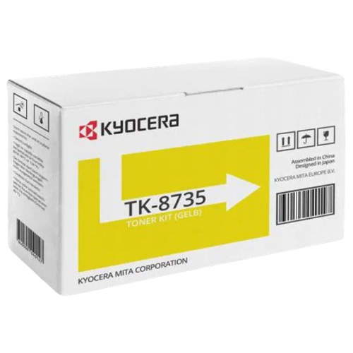 Картридж KYOCERA TK-8735Y, 40000 стр, желтый