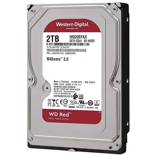 Жесткий диск Western digital Red 2 Тб WD20EFAX