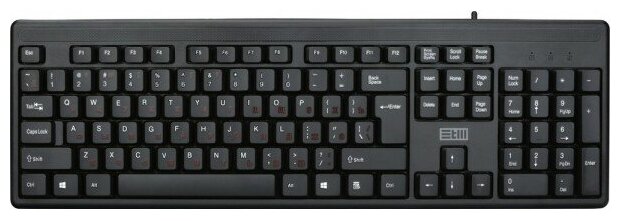 STM USB Keyboard WIRED STM 204C black