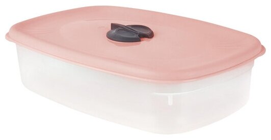 фото Емкость квадратная для СВЧ с паровыпускным клапаном 0,8 л арт. 2212