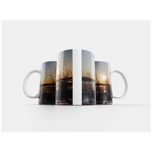 фото Кружка "зима, фэрбенкс, река танана" 320 мл lotsprints