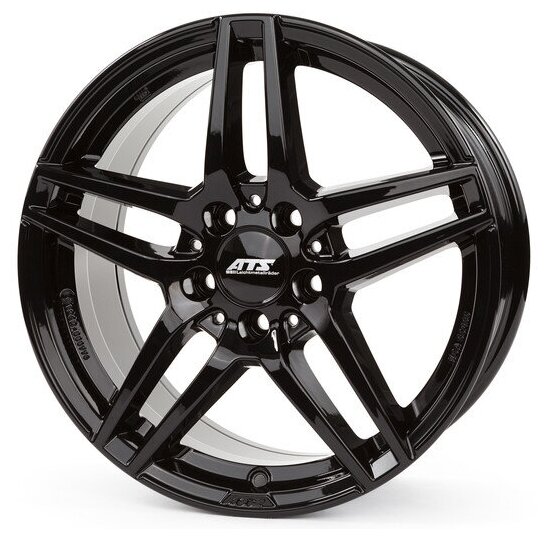 Литые колесные диски ATS Mizar Black 7.5x17 5x112 ET36 D66.5 Чёрный глянцевый (MZ75736M12-6)